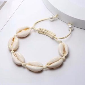 SHELL | Anklet Shell Adjustable Beaded Bracelet